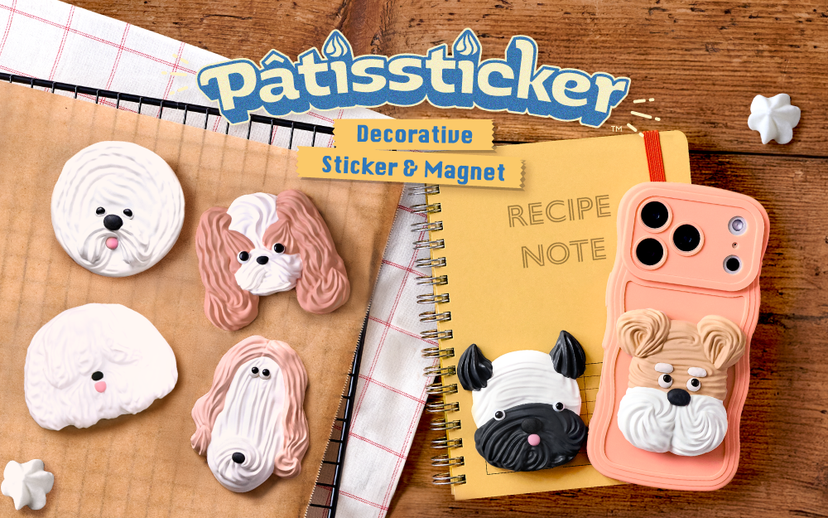 Pâtissticker Meringue Dogs Series P9