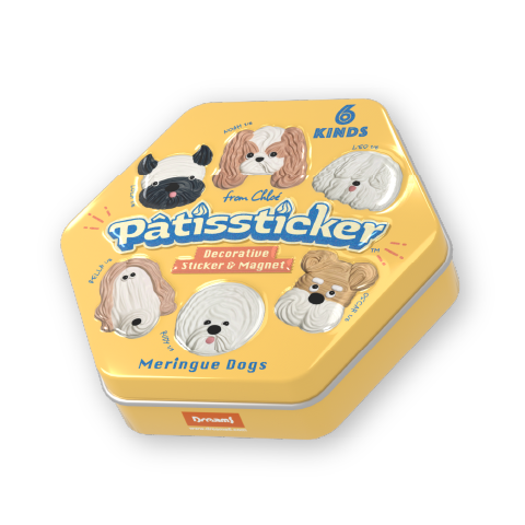 Pâtissticker Meringue Dogs Series P9